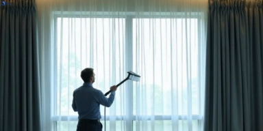 Commercial drapes cleaning service verrierdale hotels offices